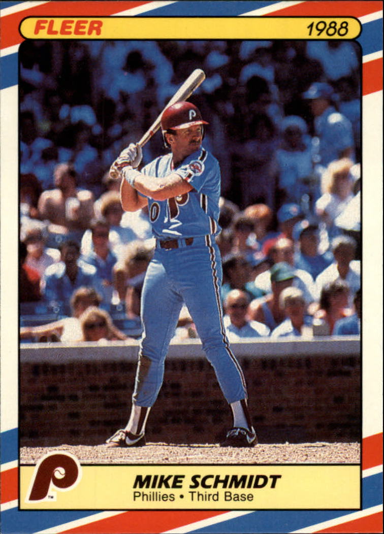 1988 Fleer Superstars Baseball Cards   033      Mike Schmidt